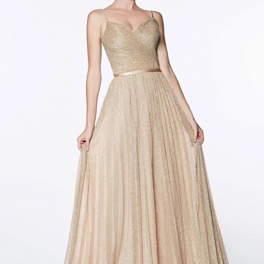 Stunning Gold Prom Dress
